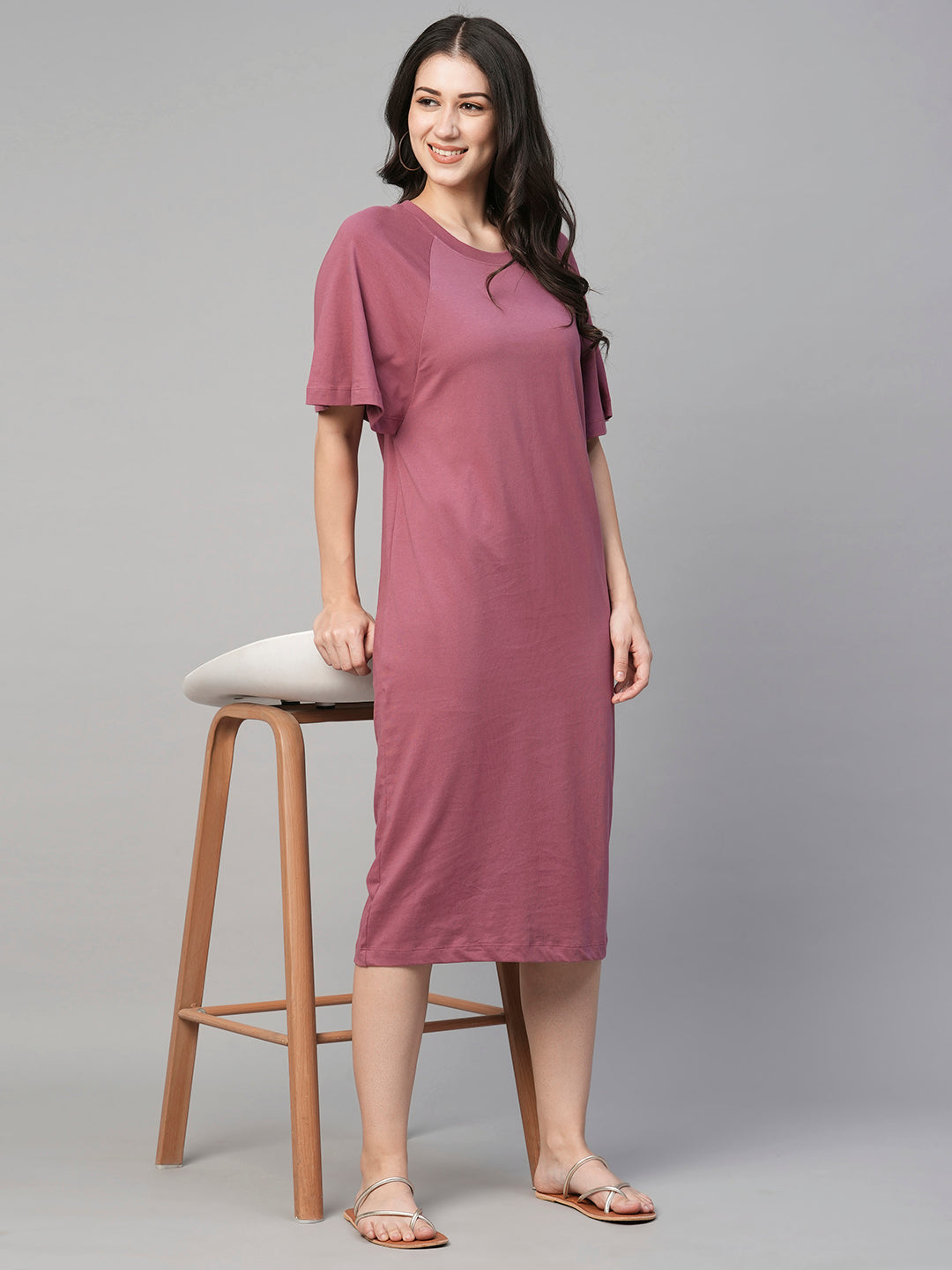 Buy Women's Cotton Casual Wear Loose Fit Knit Dress|Cottonworld Buy Women's Cotton Casual Wear Loose Fit Knit Dress|Cottonworld