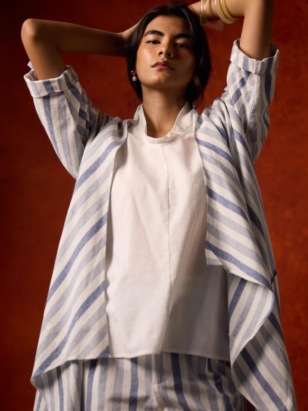 Buy Women's Cotton Linen Casual Wear Regular Fit Shrug|Cottonworld