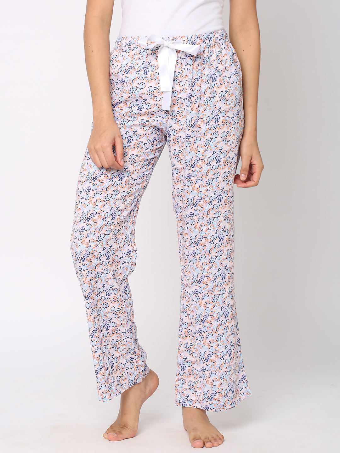 Women's Multi Viscose Regular Fit Pajama