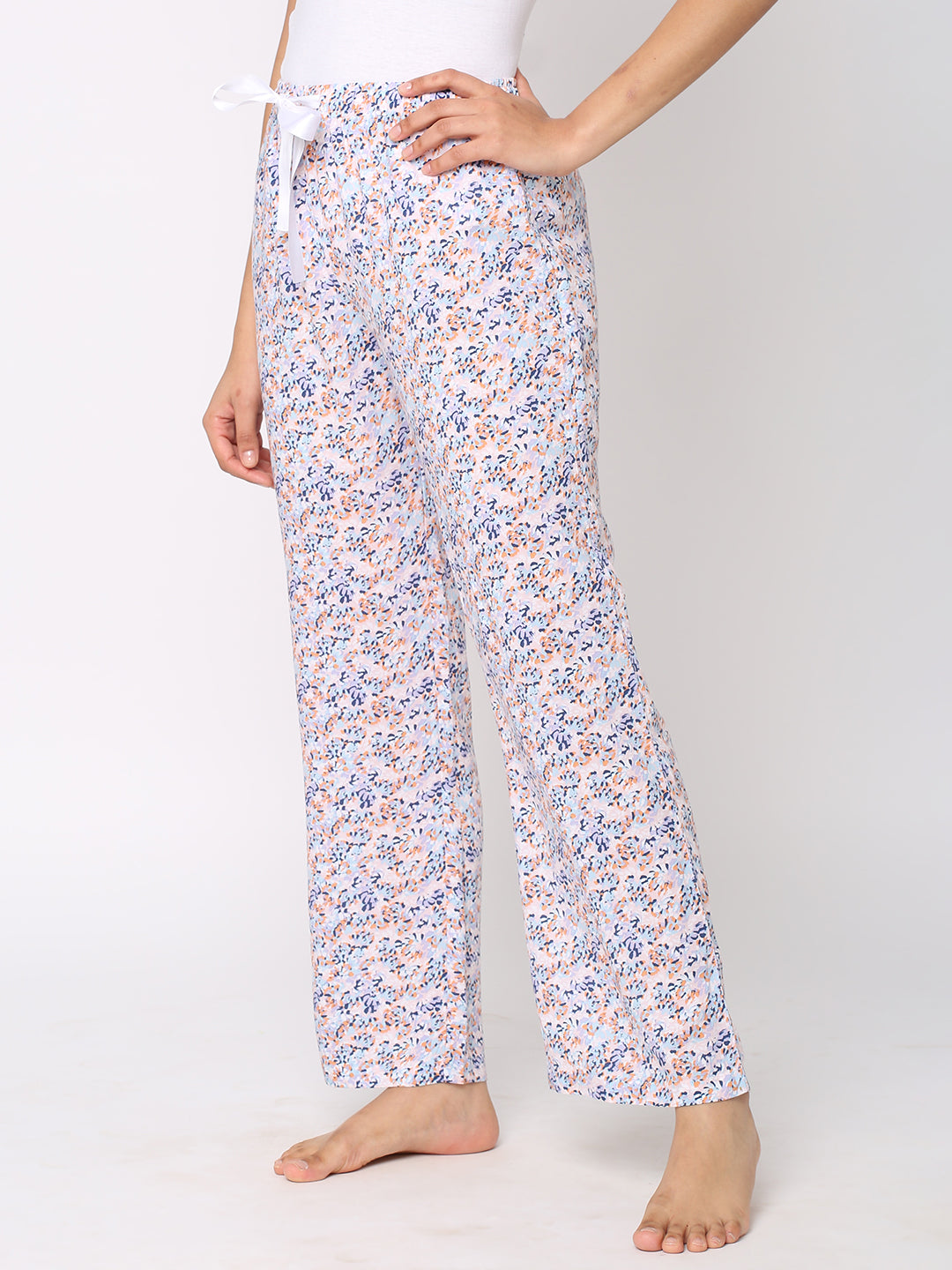Women's Multi Viscose Regular Fit Pajama
