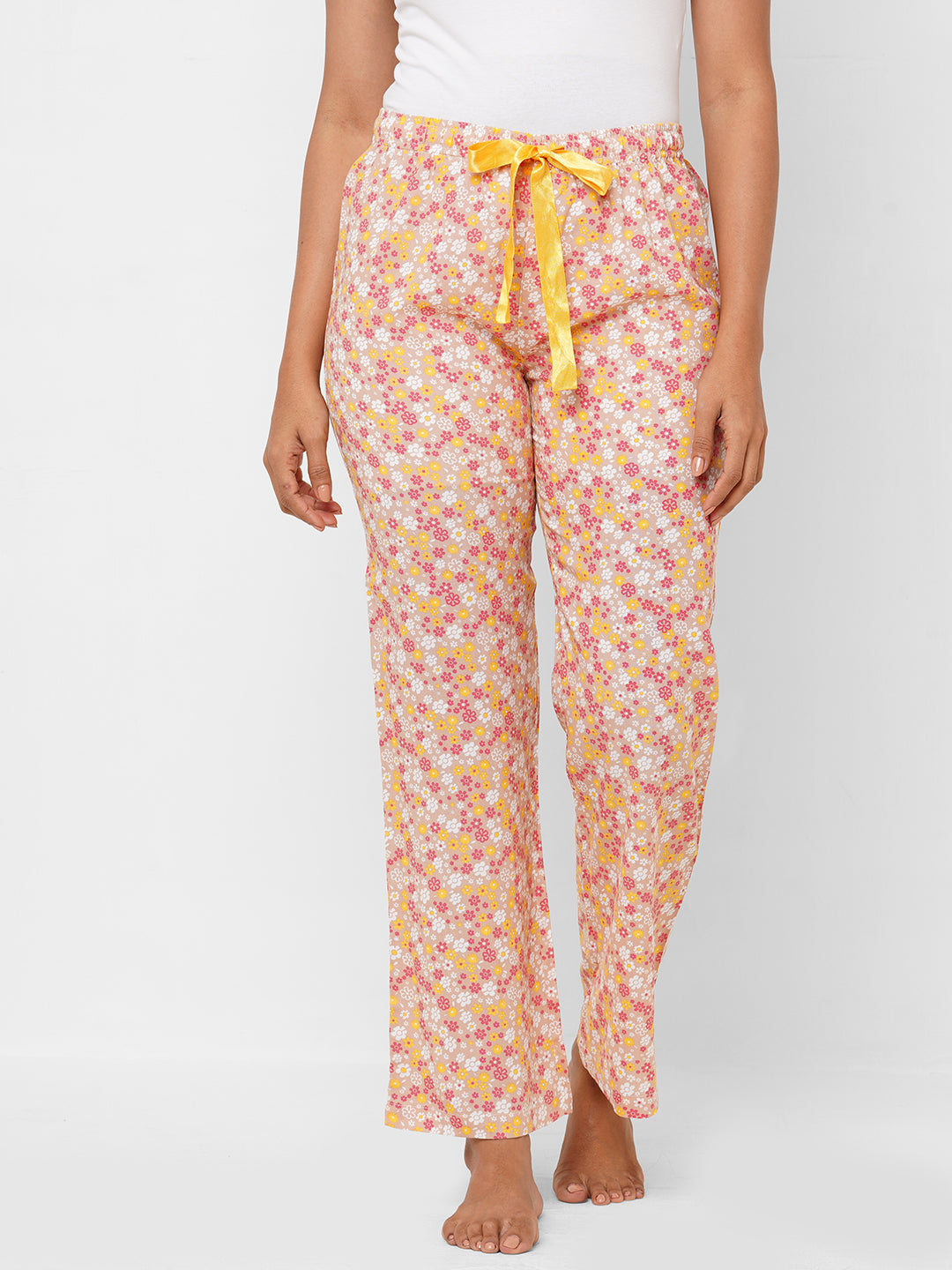 Buy Women's Viscose Lounge Wear Wear Regular Fit Pajama|Cottonworld