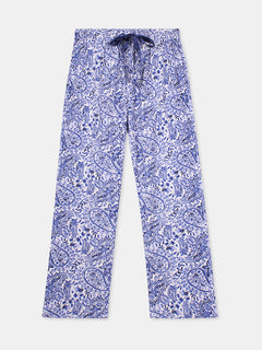 Women's Blue 100% Viscose Regular Fit Pyjama