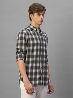 Men's Black 100% Cotton Regular Fit Shirt