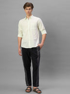 Men's Offwhite 100% Cotton Regular Fit Shirt