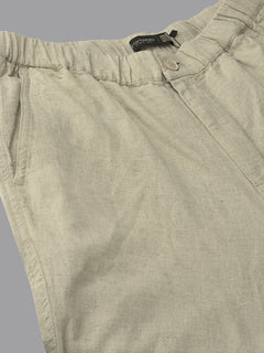 Men's Natural Cotton Linen Regular Fit Pant
