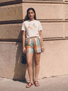 Women's Multi 100% Cotton Regular Fit Shorts