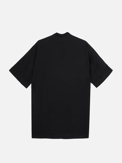 Women's Black 100% Linen Boxy Fit Kurta