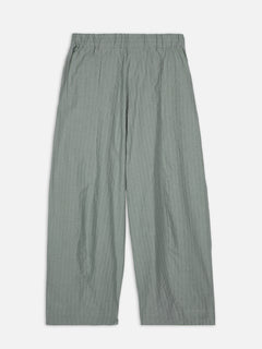 Women's Sage Cotton Lycra Barrel Leg Pant