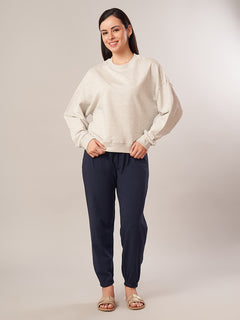Women's Bamboo Regular Fit Knit Pant Navy
