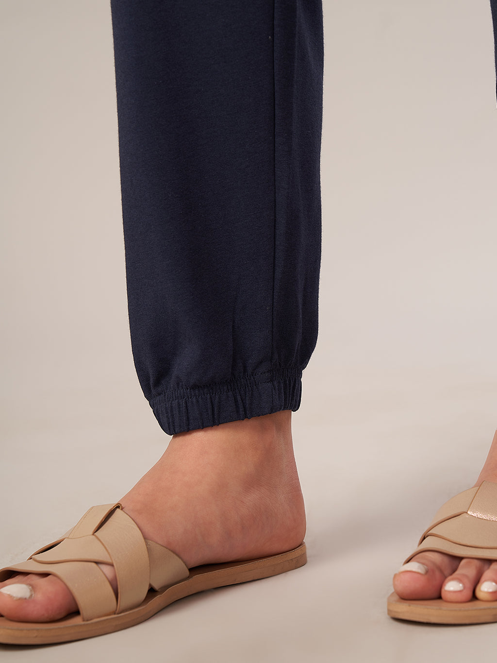 Women's Bamboo Regular Fit Knit Pant Navy