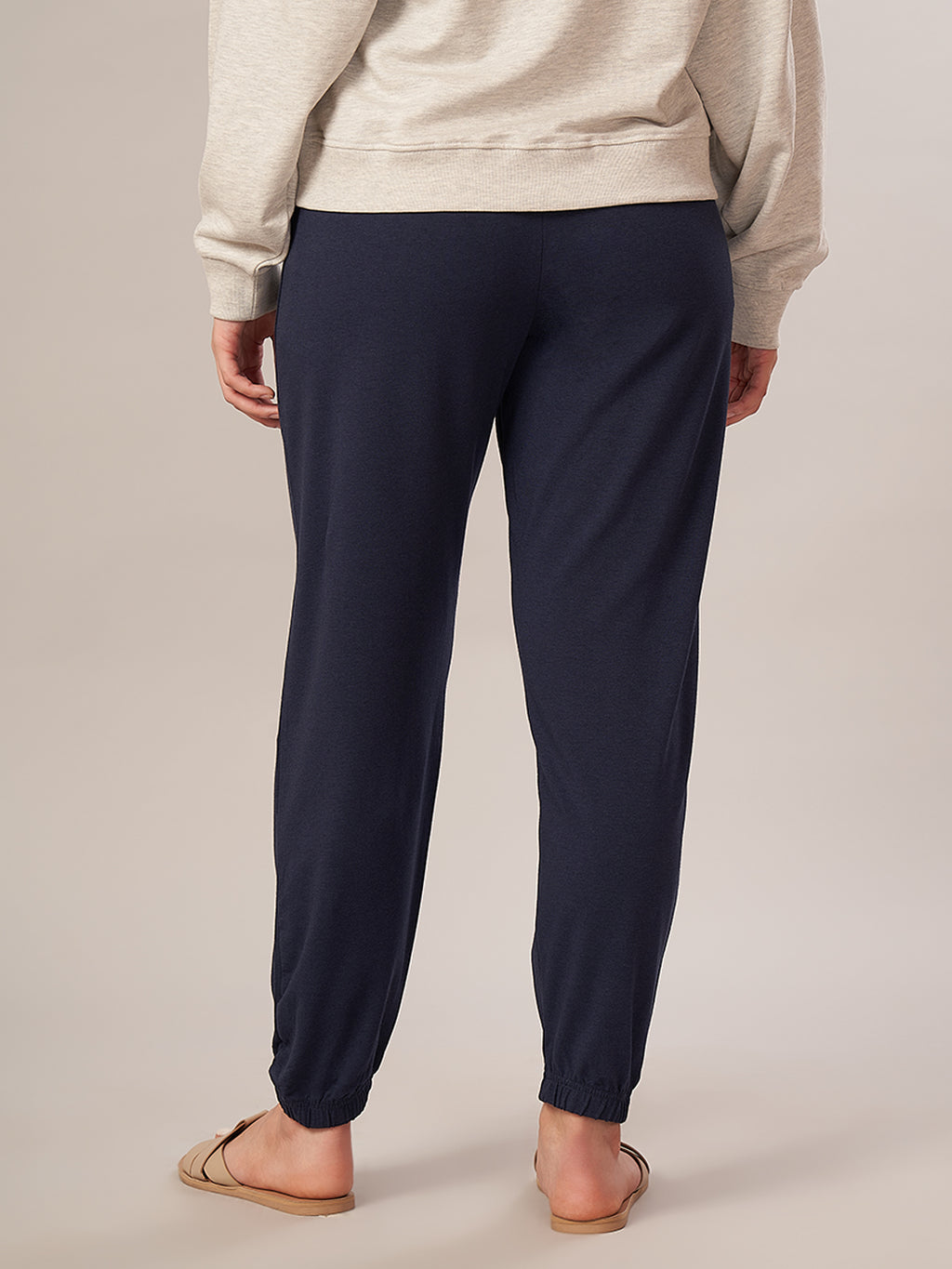 Women's Bamboo Regular Fit Knit Pant Navy