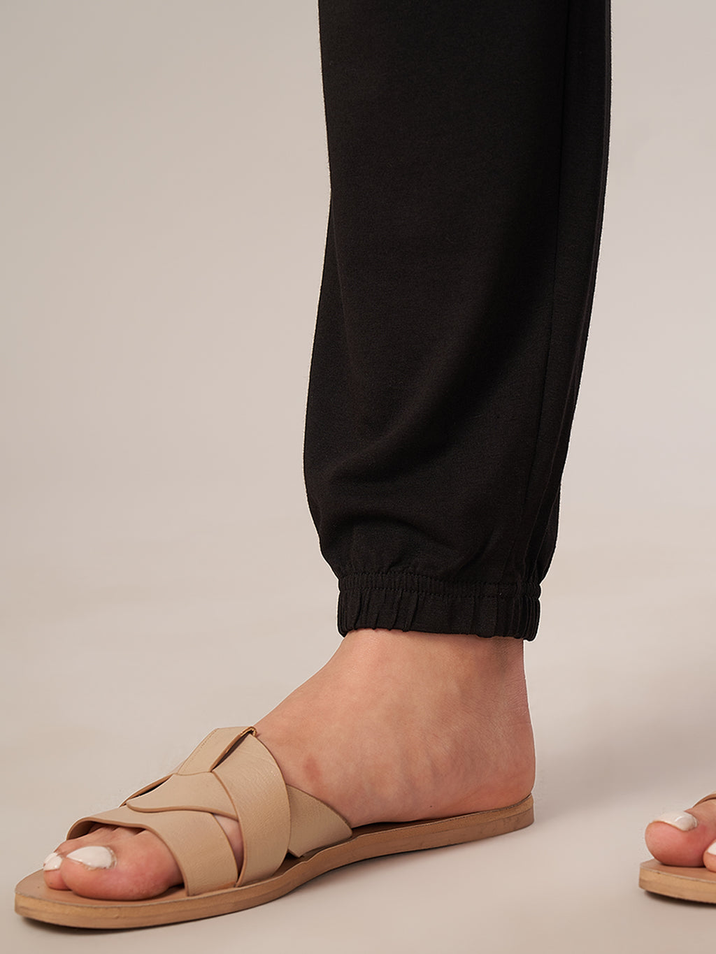 Women's Bamboo Regular Fit Knit Pant Black