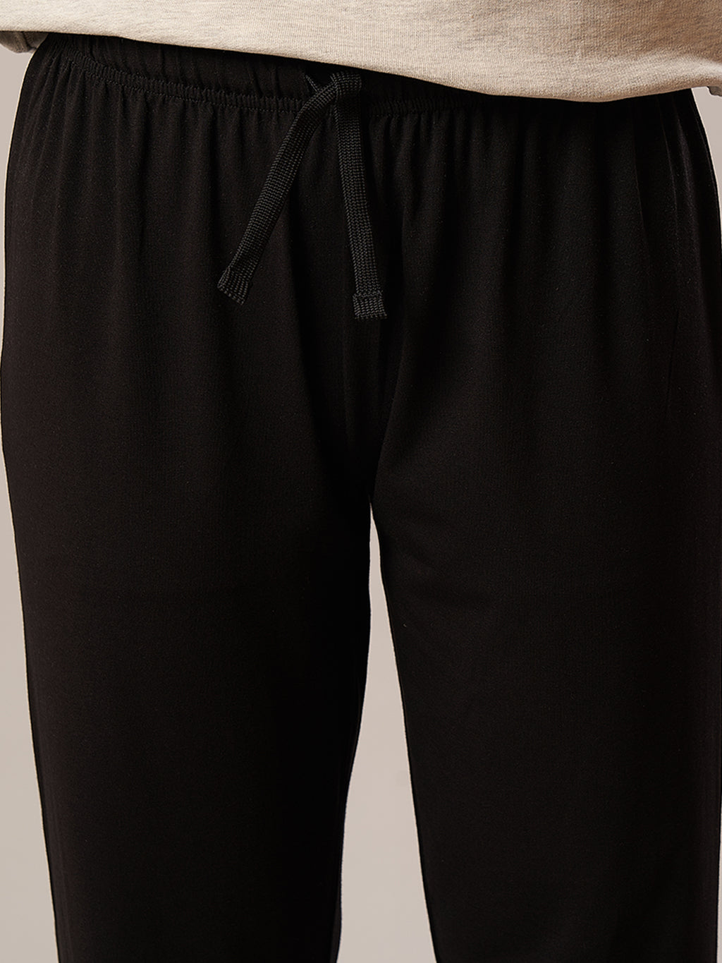 Women's Bamboo Regular Fit Knit Pant Black