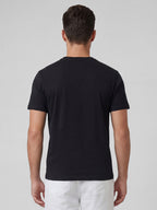 Men's Black 100% Organic Cotton Regular Fit Tshirt