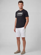 Men's Black 100% Organic Cotton Regular Fit Tshirt