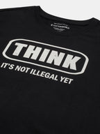 Men's Black 100% Organic Cotton Regular Fit Tshirt