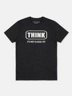 Men's Black 100% Organic Cotton Regular Fit Tshirt
