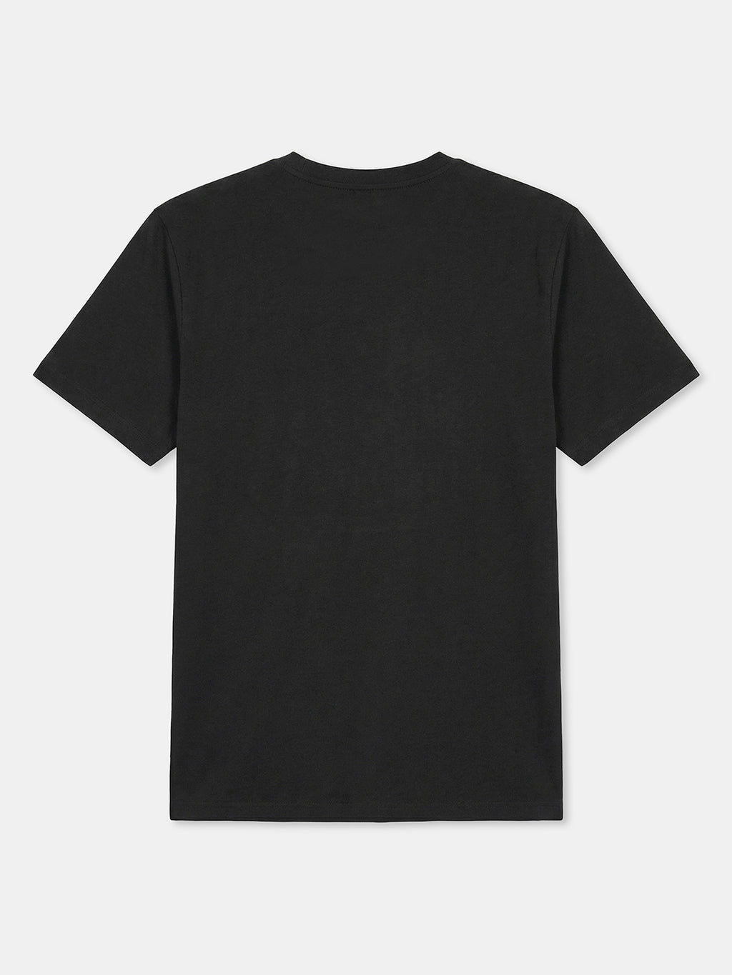 Men's Black 100% Organic Cotton Regular Fit Tshirt