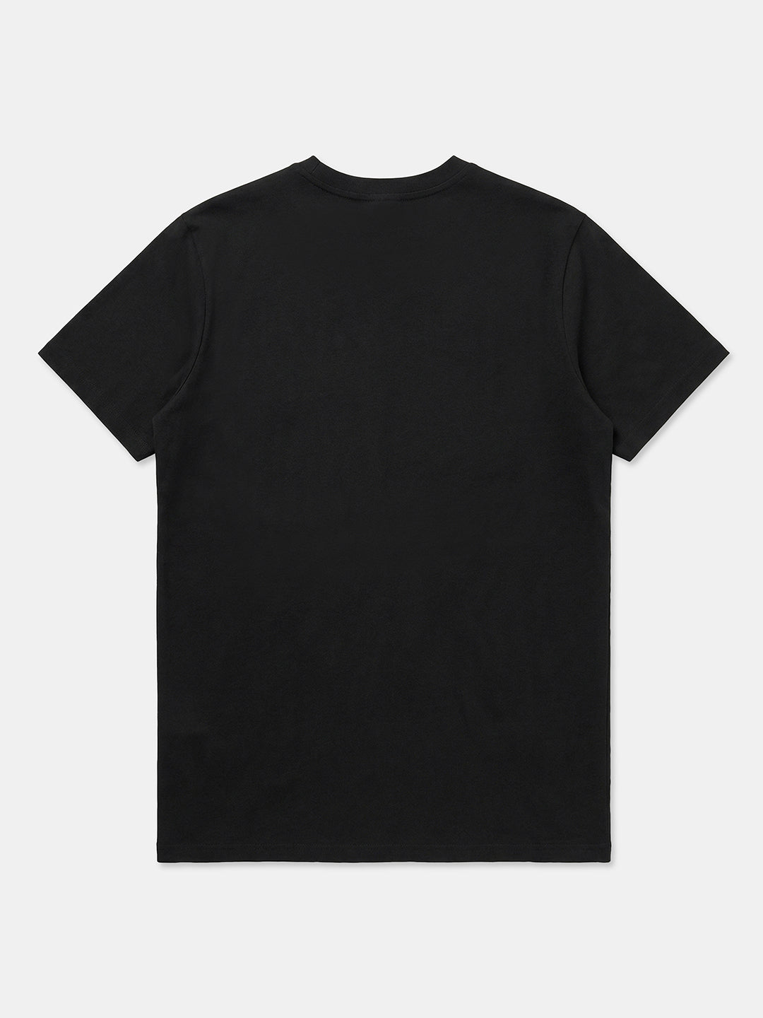 Men's Black 100% Organic Cotton Regular Fit Tshirt