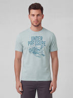 Men's Grey 100% Organic Cotton Regular Fit Tshirt