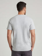 Men's Grey 100% Organic Cotton Regular Fit Tshirt