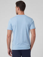 Men's Blue 100% Organic Cotton Regular Fit Tshirt