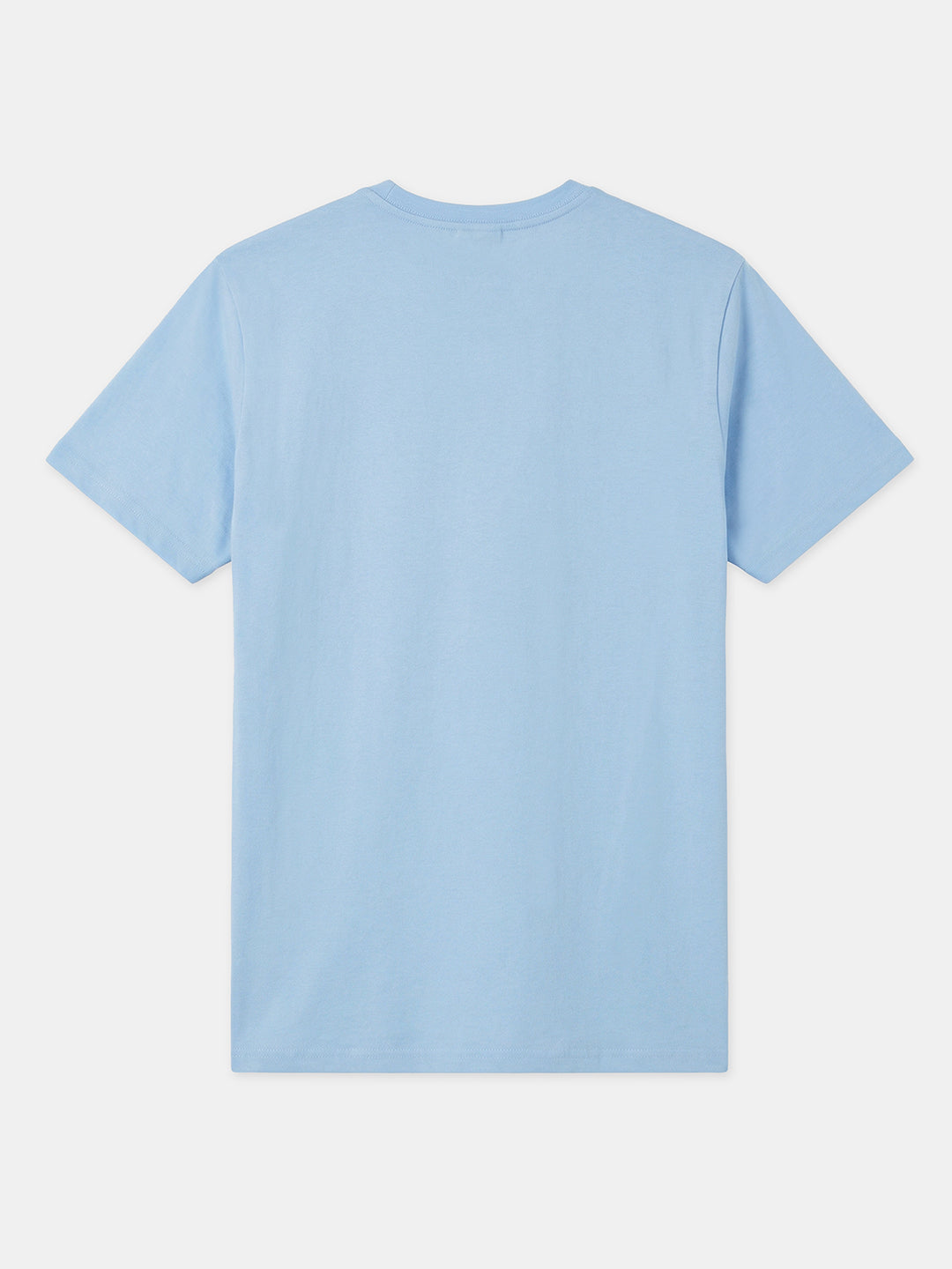 Men's Blue 100% Organic Cotton Regular Fit Tshirt