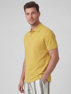 Men’s Organic Cotton Regular Fit T-Shirt Mustard