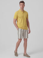 Men's Mustard 100% Organic Cotton Regular Fit Tshirt