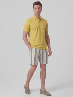 Men’s Organic Cotton Regular Fit T-Shirt Mustard