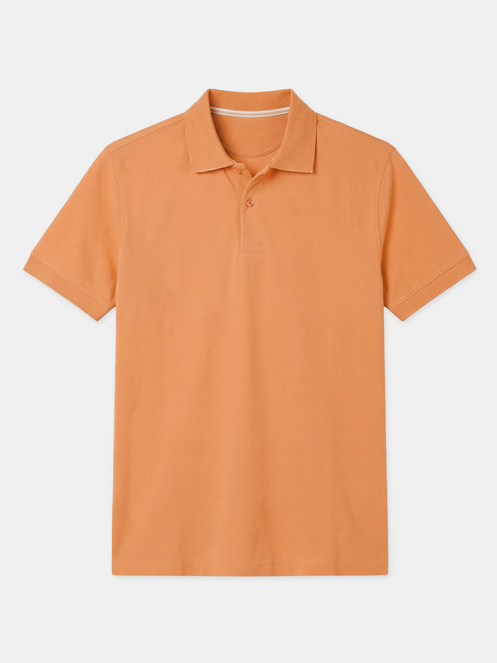 Men's Orange 100% Organic Cotton Regular Fit Tshirt