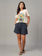 Women's Natural 100% Organic Cotton Regular Fit Tshirt