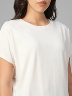 Women's Natural Cotton Bamboo Elastane Relax Fit Tshirt