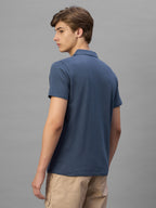Men's Lavender Cotton Bamboo Elastane Regular Fit Tshirt
