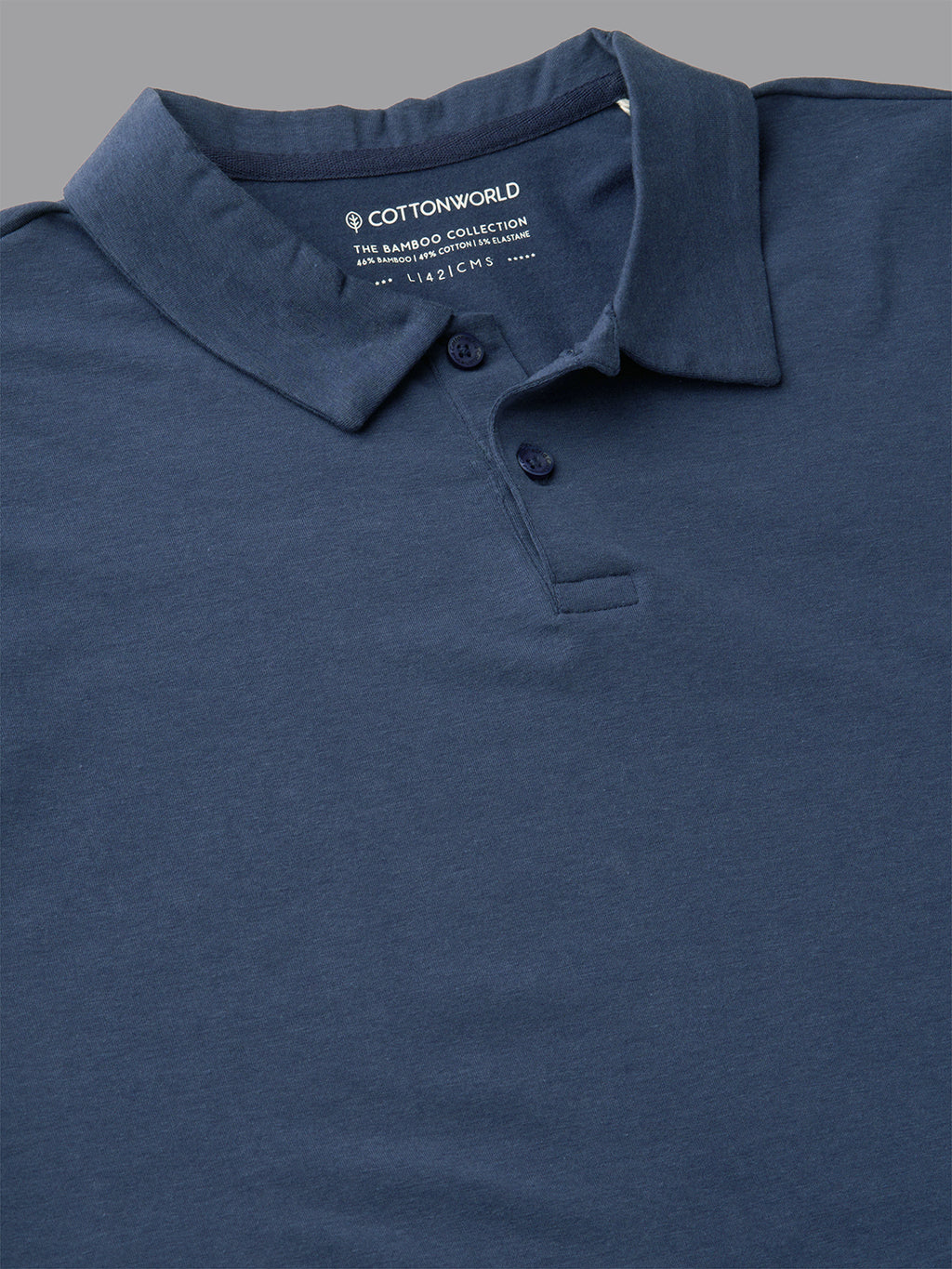 Men's Lavender Cotton Bamboo Elastane Regular Fit Tshirt