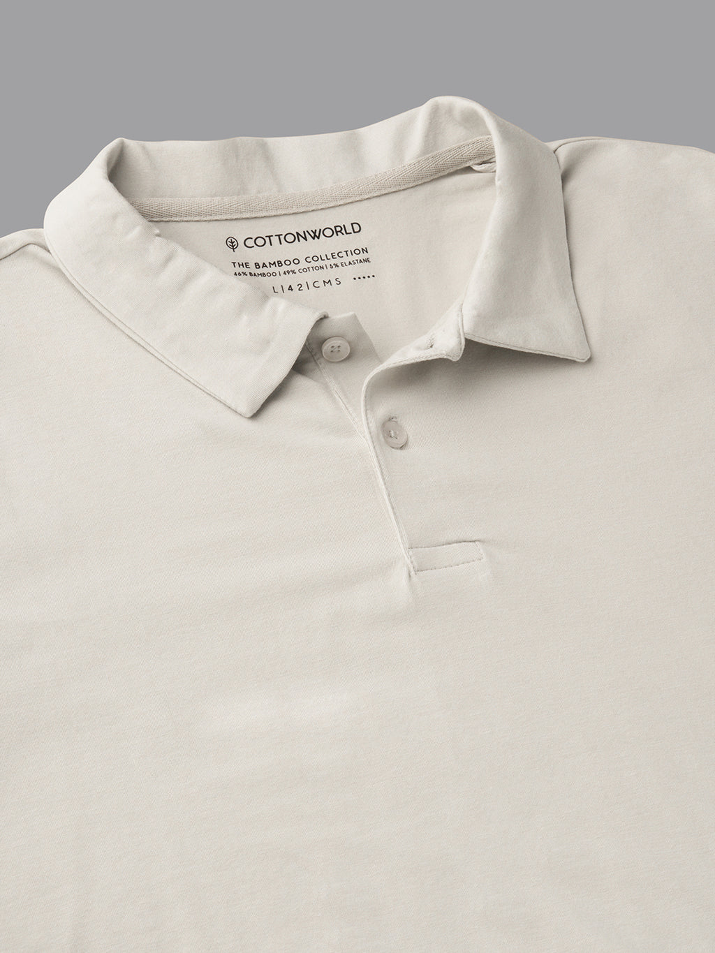 Men's Natural Cotton Bamboo Elastane Regular Fit Tshirt