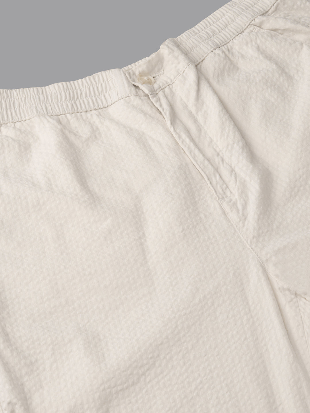 Men's Offwhite 100% Cotton Regular Fit Pant