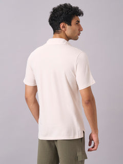 Men's 100% Organic Cotton Regular Fit Tshirt Natural
