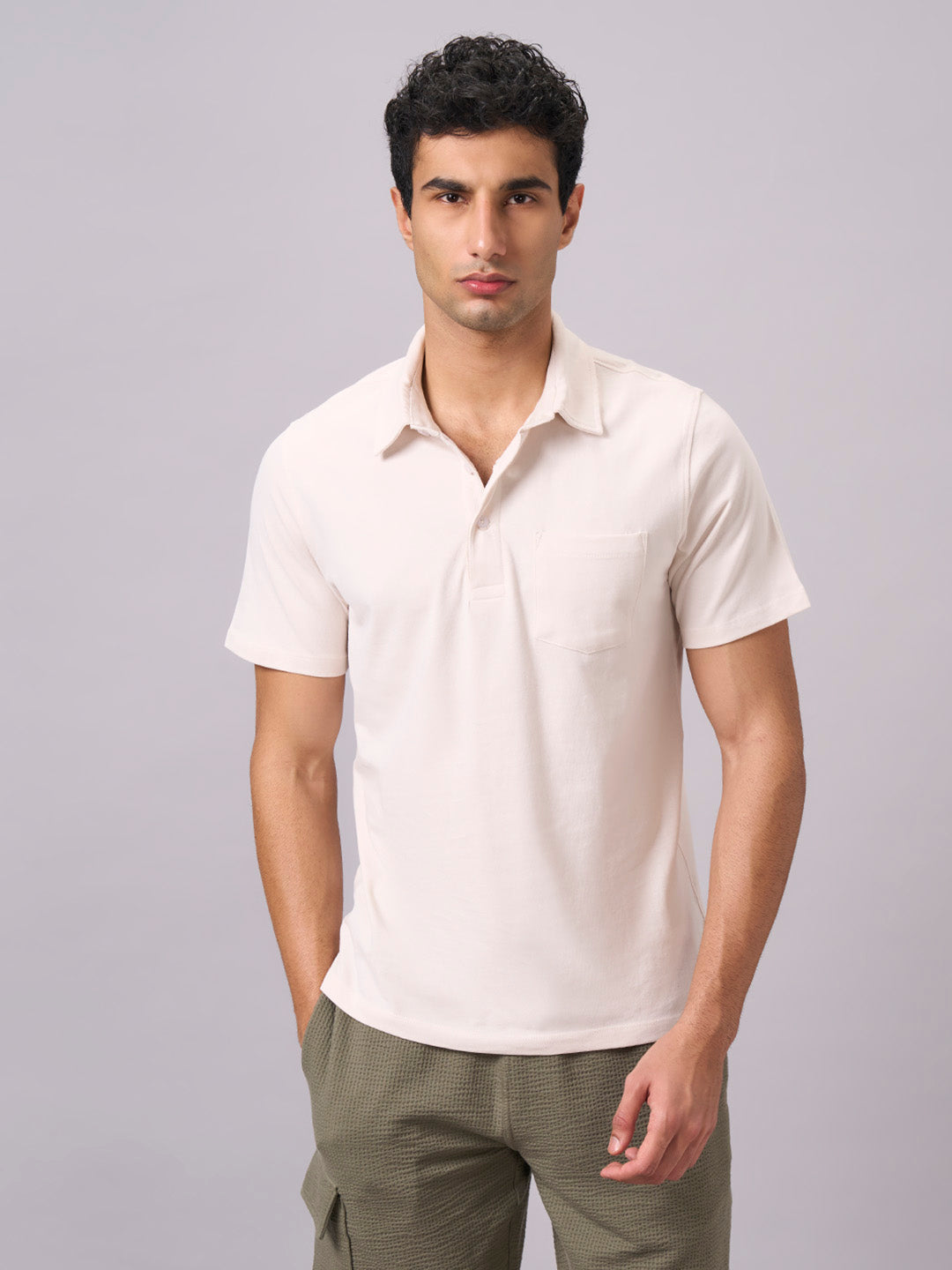 Men's Natural 100% Organic Cotton Regular Fit Tshirt