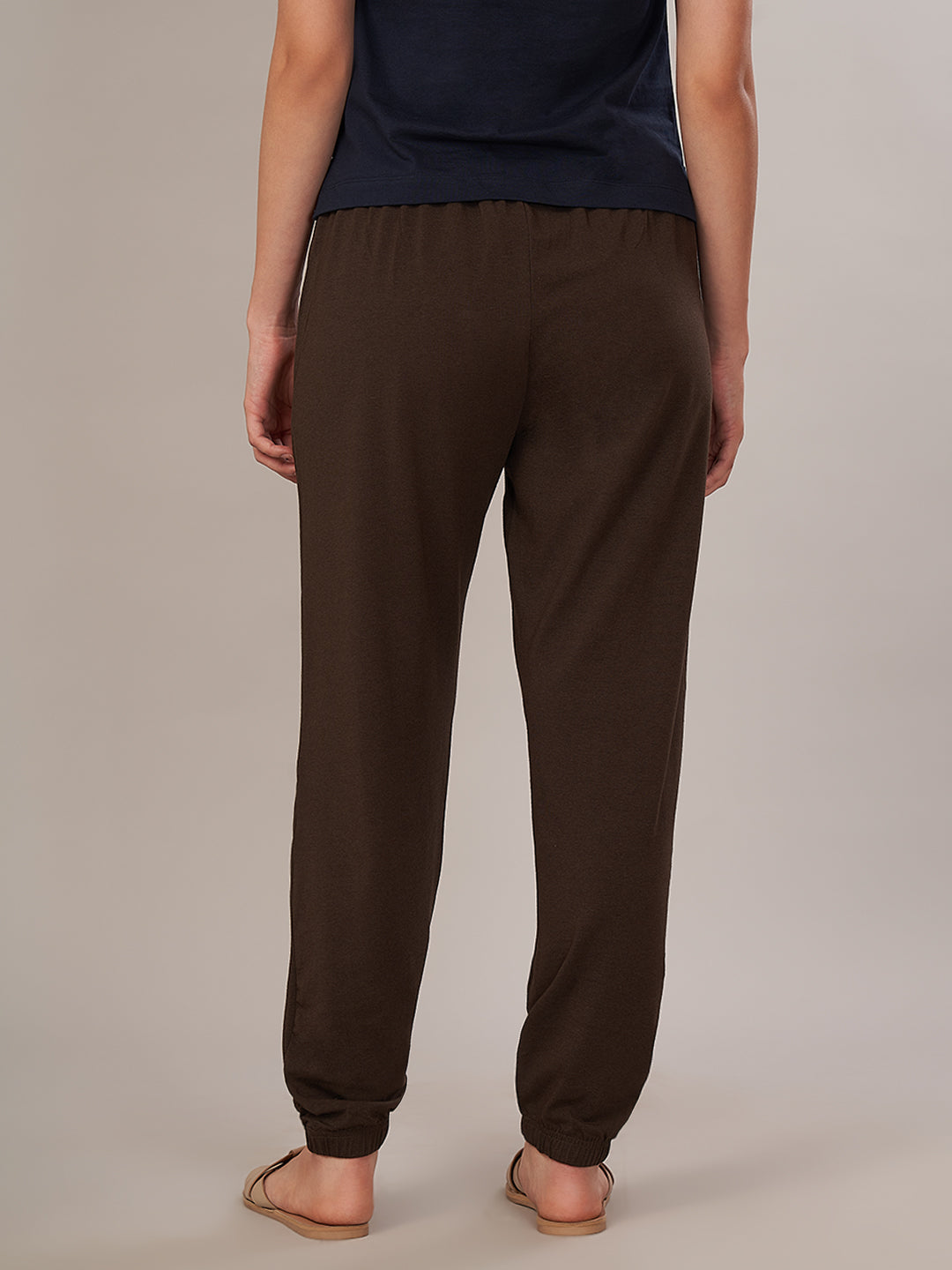 Women's Bamboo Regular Fit Knit Pant Brown