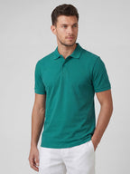 Men's Teal 100% Organic Cotton Regular Fit Tshirt