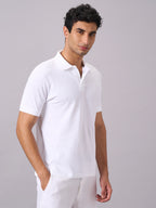 Men's White 100% Organic Cotton Regular Fit Tshirt