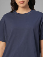 Women's Lavender 100% Organic Cotton Regular Fit Tshirt