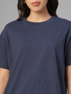 Women's Lavender 100% Organic Cotton Regular Fit Tshirt