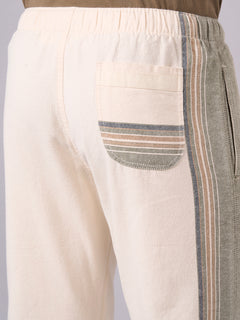 Men's 100% Cotton Regular Fit Pant Natural