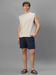 Men's Natural 100% Organic Cotton Relax Fit Knit Vest