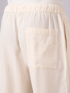 Men’s Cotton Loose Fit Pant Off White