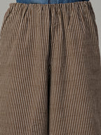 Women's Brown 100% Cotton Regular Fit Culotte