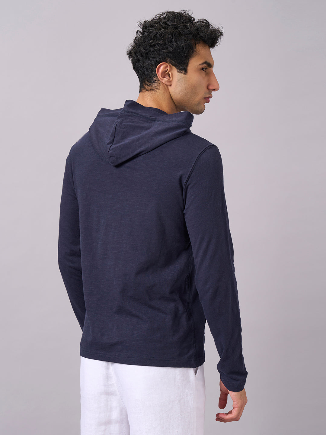 Men's Navy 100% Organic Cotton Regular Fit Tshirt