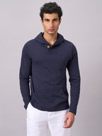 Men's Navy 100% Organic Cotton Regular Fit Tshirt